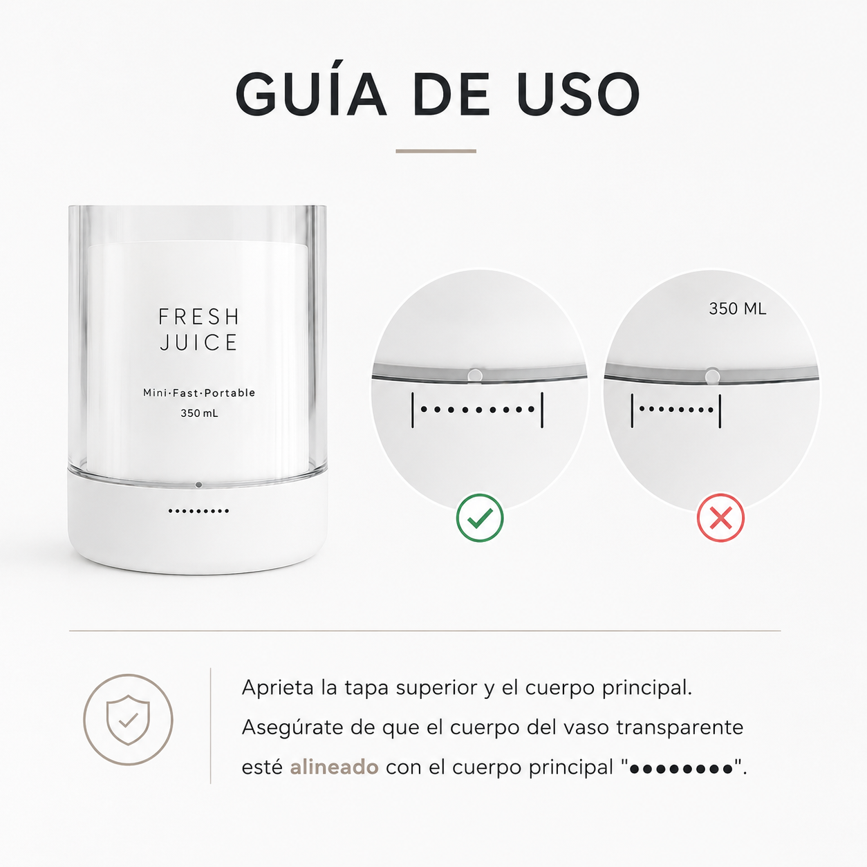 NutriGo™ | Batidora Portátil Recargable